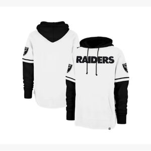 NFL Raiders Black and White Hoodie